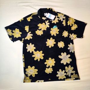 nike yellow flower shirt